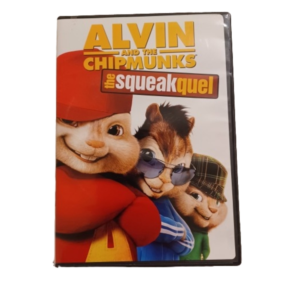ALVIN AND THE CHIPMUNKS Squekquel Animated Children's Family Movie DVD Video